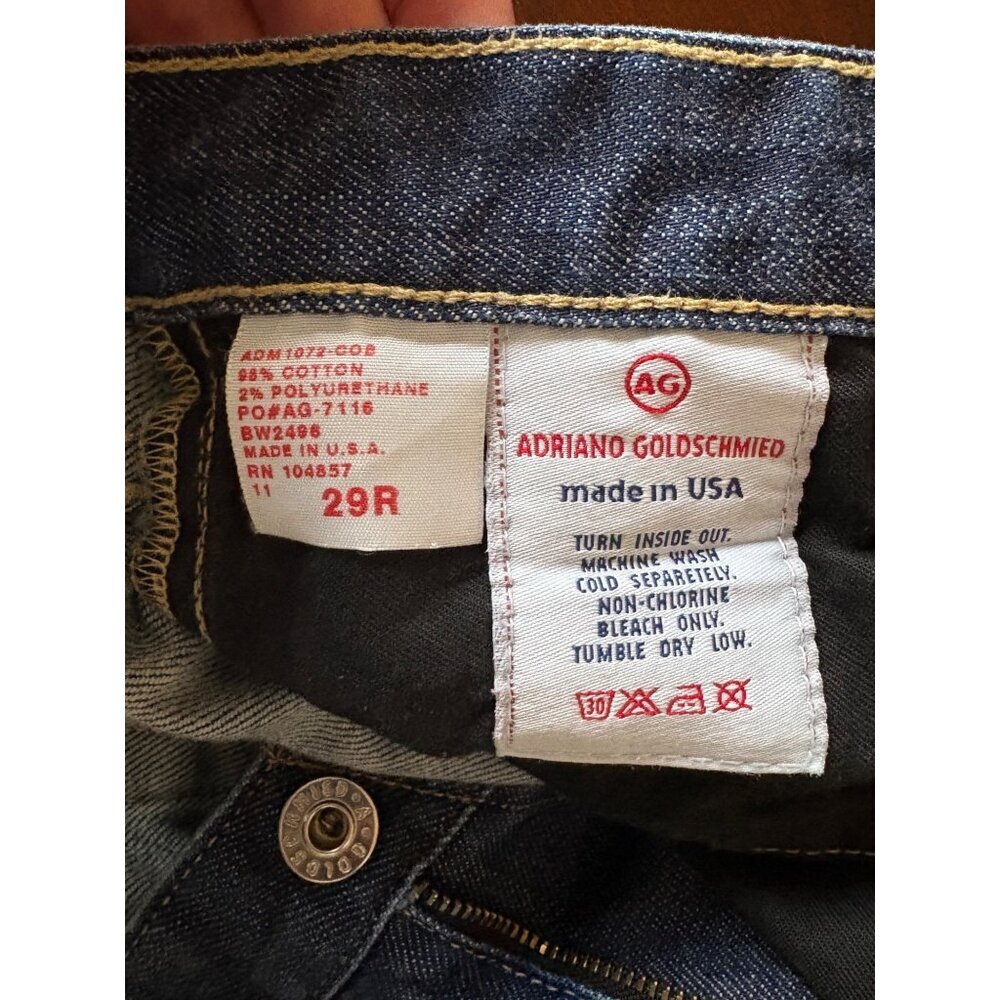 AG Adriano Goldschmied Y2K The Club Bootcut Dark Wash Jeans Size 29 R - Picture 7 of 13